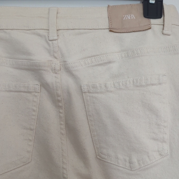 Zara Women's Cream Skinny Jeans - Picture 6 of 10